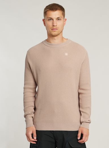 Serrated Knitted Sweater